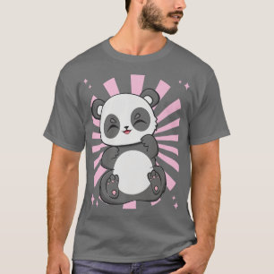 Camiseta Panda Estoy Acá Por Los Aperitivos Otaku Anime Kaw