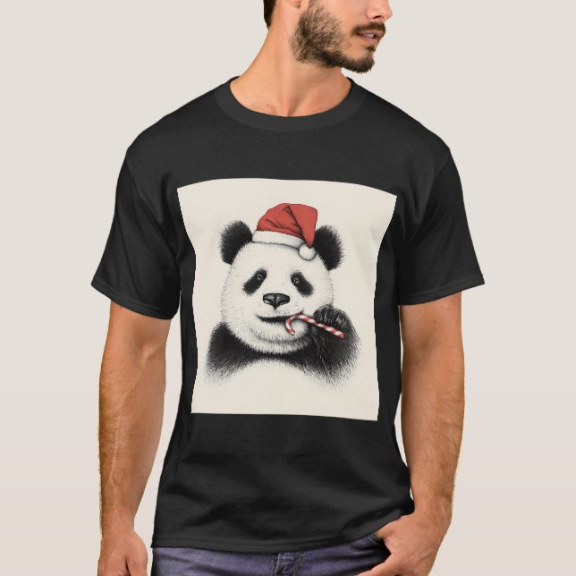 Camiseta Panda Festivo (Anverso)