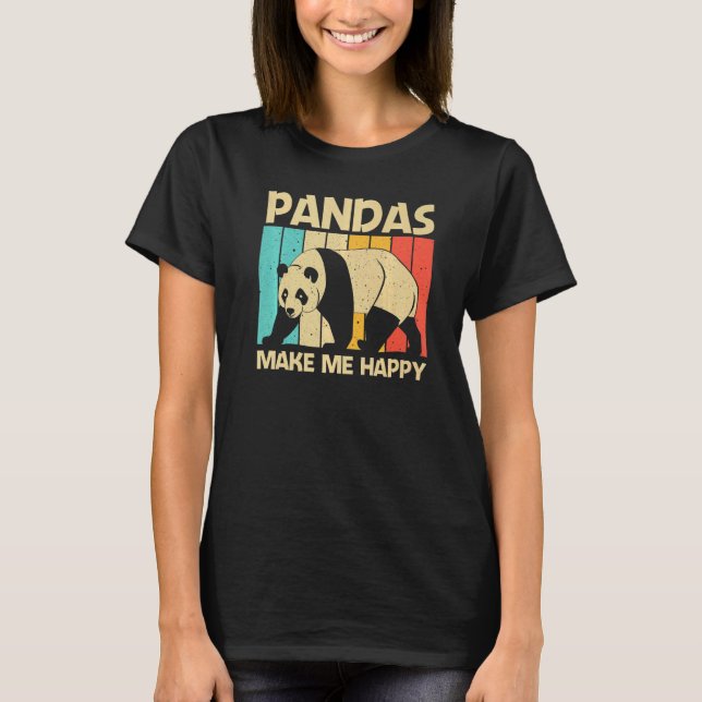 Camiseta Panda For Men Women Panda Bear Animal (Anverso)