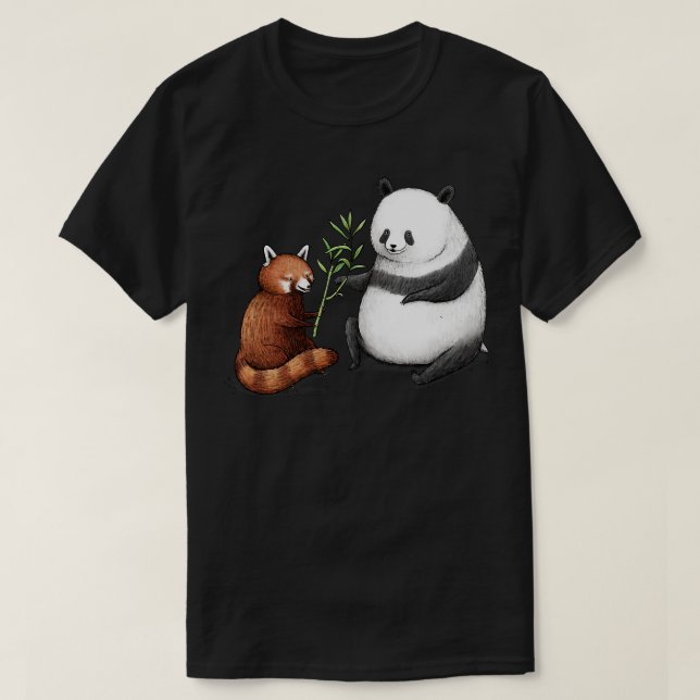Camiseta Panda Friends (Diseño del anverso)