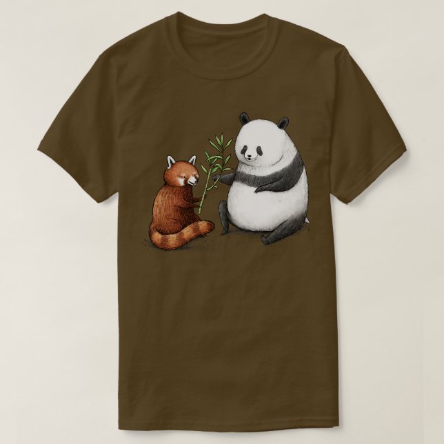 Camiseta Panda Friends (Diseño del anverso)
