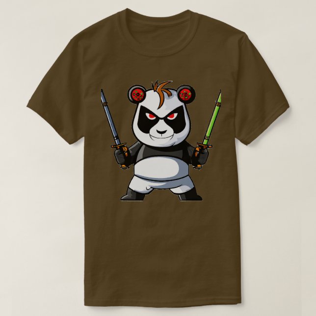 Camiseta Panda furioso (Diseño del anverso)
