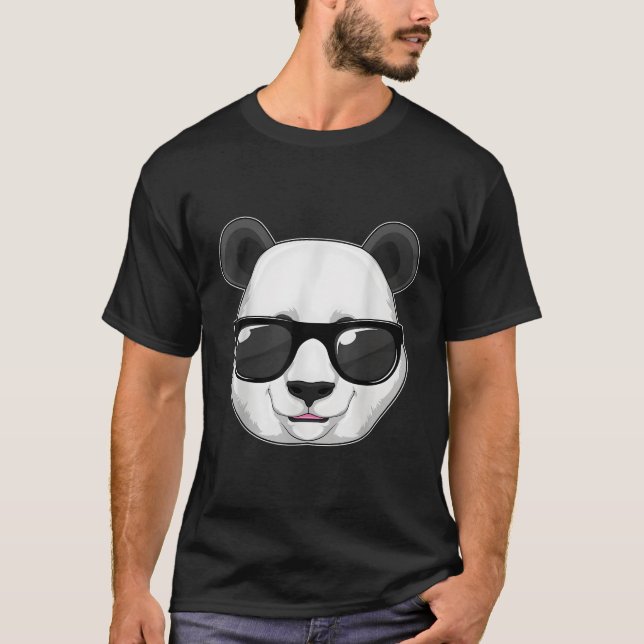 Camiseta Panda Gafas de sol (Anverso)