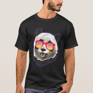 Camiseta Panda Gafas de sol Panda Bear gafas de sol