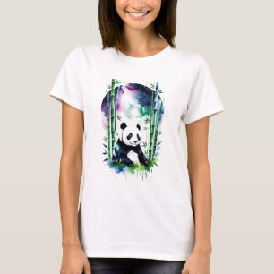 Camiseta Panda galáctica