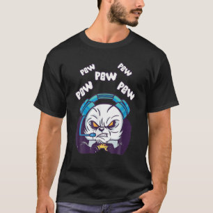 Camiseta Panda Gaming Design Panda Gamer Para Panda Lover