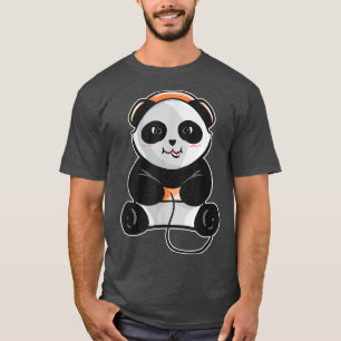 Camiseta Panda Gaming Video Gamer Diseño Videoconsola