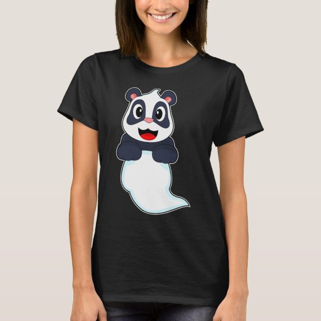 Camiseta Panda Ghost Halloween (Anverso)