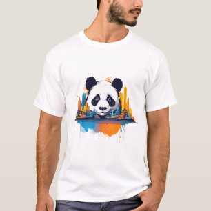 Camiseta Panda gigante Belleza Animal Naturaleza Vida silve