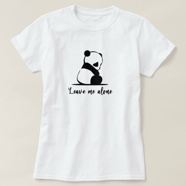 Camiseta Panda Gigante Cute Panda Sad Panda Camisa (Diseño del anverso)