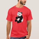 Camiseta Panda Gorra<br><div class="desc">Ilustracion divertido de Panda Gorra. Un panda en un gorra panda. ¡¿Qué lindo es eso?! Excelente regalo para todos tus gorras pandas vistiendo amigos.</div>