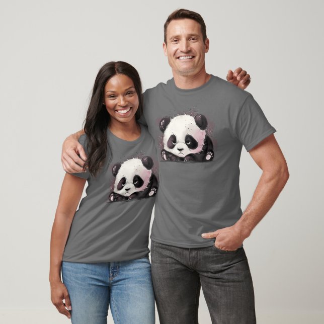 Camiseta Panda gruñón (Unisexo)
