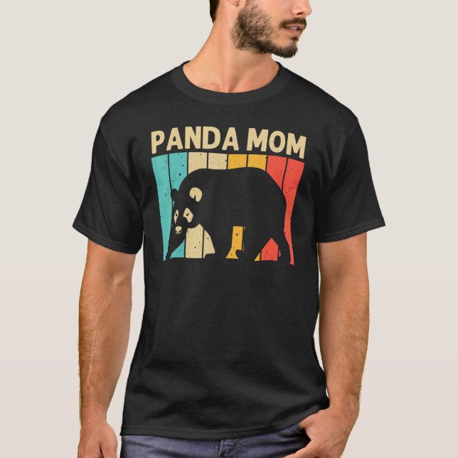 Camiseta Panda Guay Para Mamá Madre Panda Oso Animal Zooke (Anverso)
