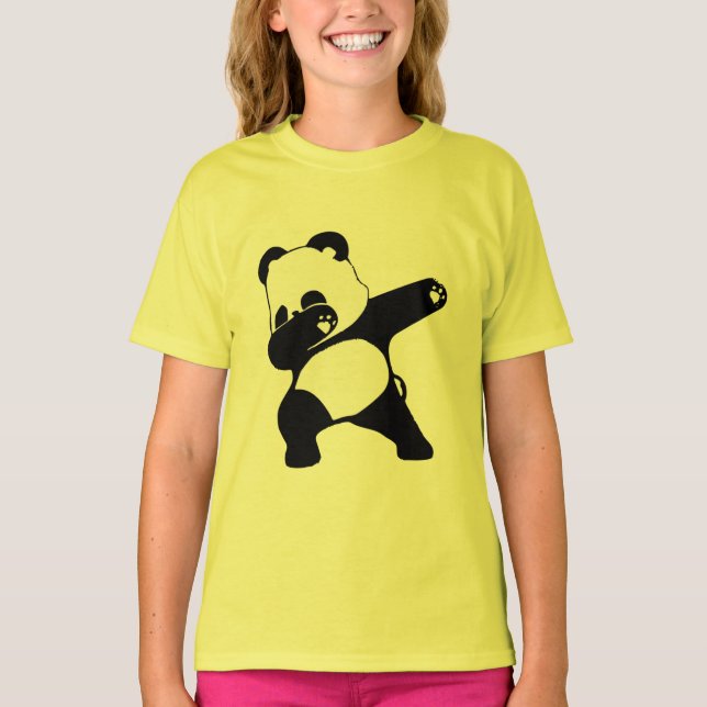 Camiseta Panda haciendo dab  (Anverso)
