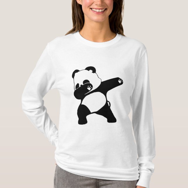 Camiseta Panda haciendo dab (Anverso)