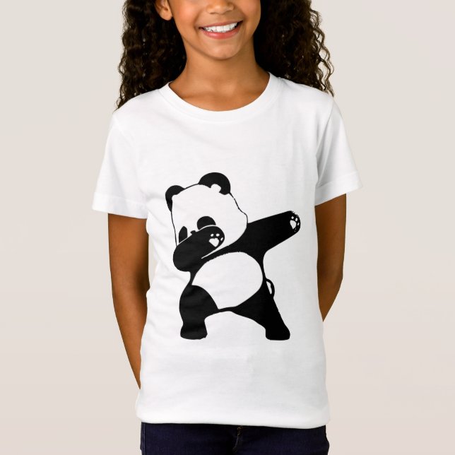 Camiseta Panda haciendo dab  (Anverso)