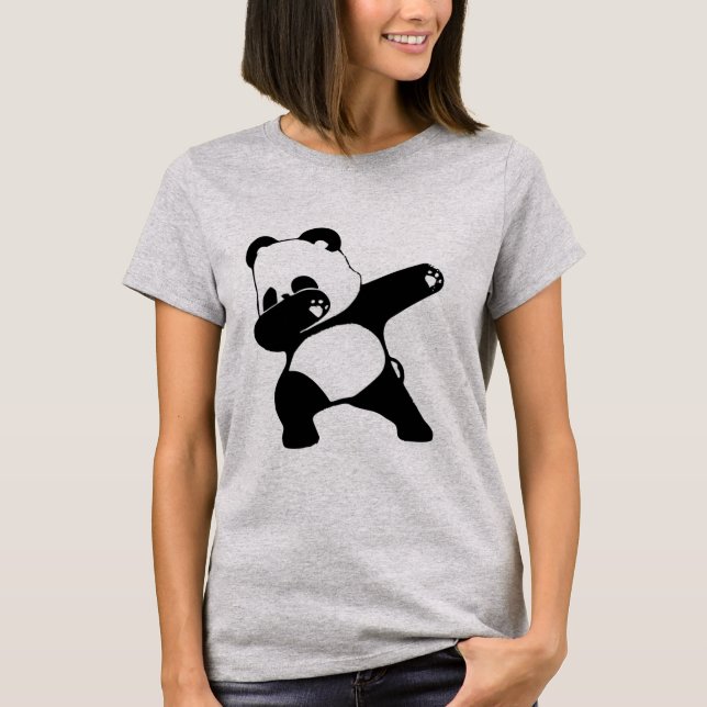 Camiseta Panda haciendo dab  (Anverso)
