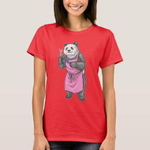 Camiseta Panda Hairdresser Scissors Comb