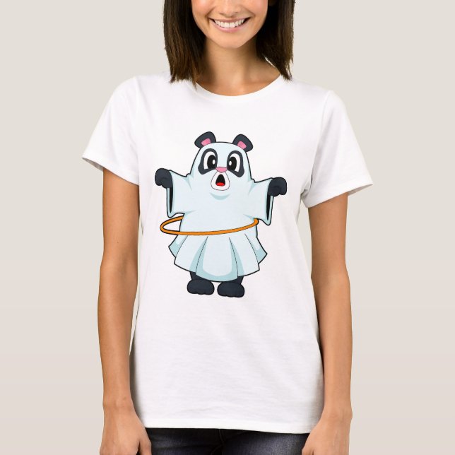 Camiseta Panda Halloween Fitness (Anverso)