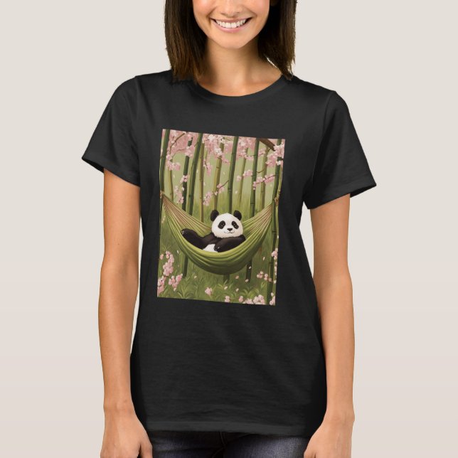 Camiseta Panda Hammock Bamboo (Anverso)