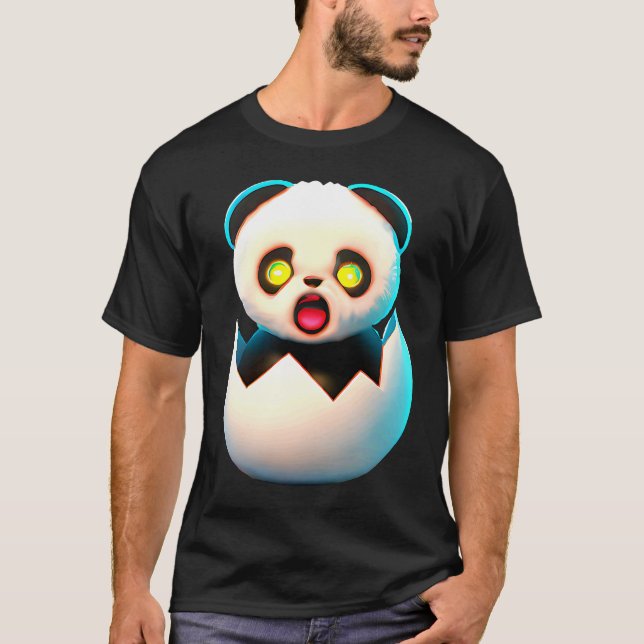 Camiseta Panda hatches from egg (Anverso)