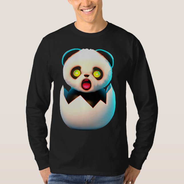 Camiseta Panda hatches from egg (Anverso)