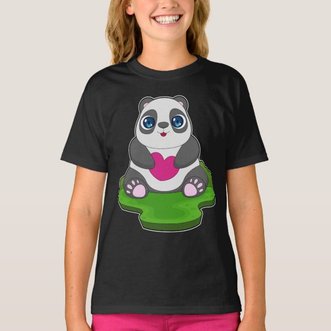 Camiseta Panda Heart (Anverso)