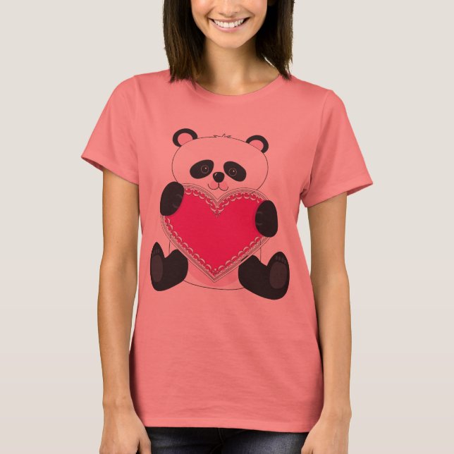 Camiseta Panda Heart (Anverso)