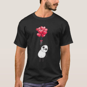 Camiseta Panda Heart Día de San Valentín Bear Lover