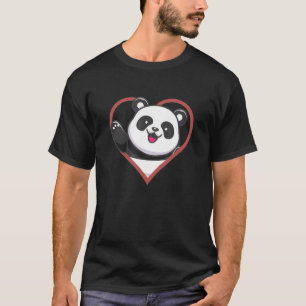 Camiseta Panda Heart Panda Bear Animal