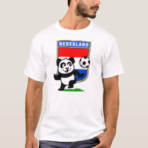 Camiseta Panda holandesa del fútbol (camisetas ligero)