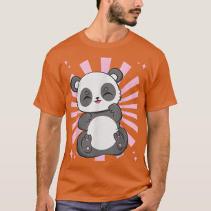 Camiseta Panda I m Just Here For The Snacks Otaku Anime Kaw