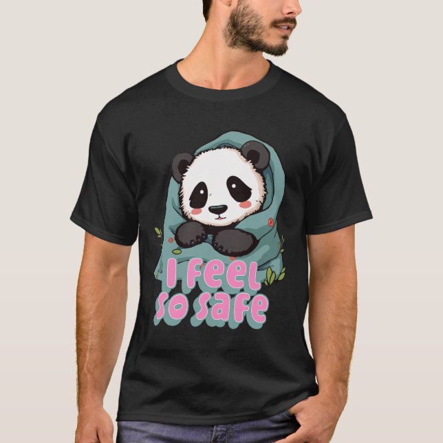 Camiseta Panda I Siente Tan Seguro (Anverso)
