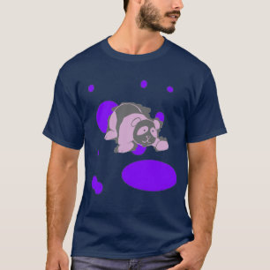 Camiseta panda impresionante fresca loca
