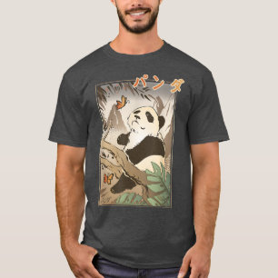 Camiseta Panda Japonés Kawaii Pandas Para Los Hinchas Japon
