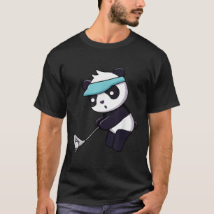 Camiseta Panda Jugando Golf Animal Golfer Panda Bear Golfin