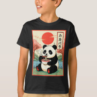 Panda Kawaii Comiendo Ramen Fideos Anime Japoneses