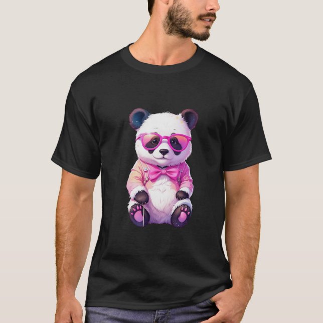 Camiseta panda lindo (Anverso)