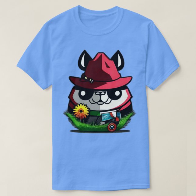 Camiseta panda lindo 2 (Diseño del anverso)