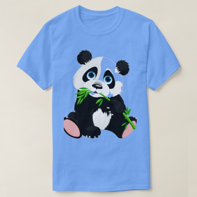 Camiseta panda lindo amigable para animales 17 (Diseño del anverso)