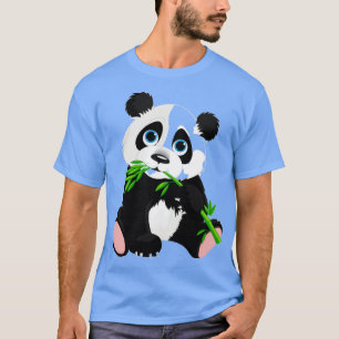 Camiseta panda lindo amigable para animales 17