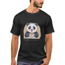 Panda lindo con café - Todos los días son gratis