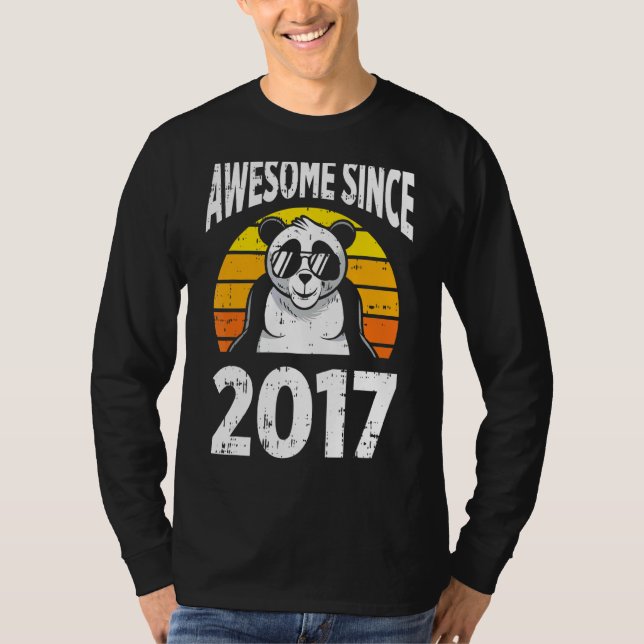 Camiseta Panda lleva fabuloso desde 2017, quinto cumpleaños (Anverso)