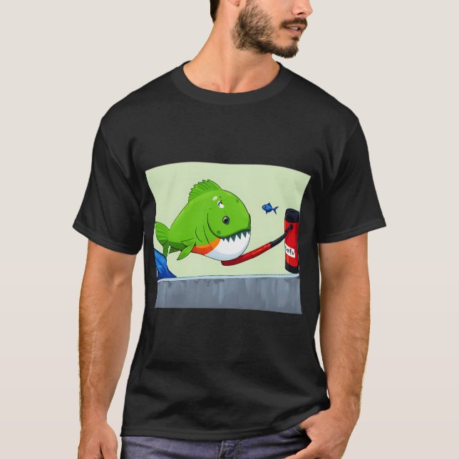 Camiseta Panda loach - Protomyzon pachychilus (Anverso)