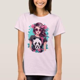 Camiseta Panda Love