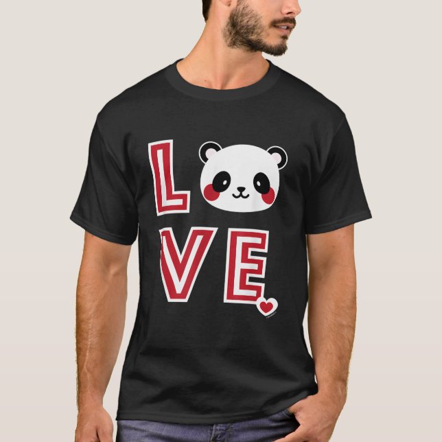 Camiseta Panda Love Panda For (Anverso)