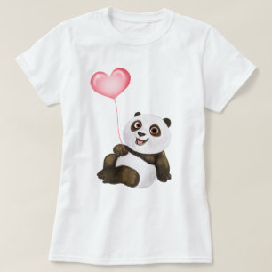 Camiseta Panda Love T-Shirt