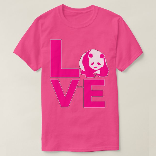 Camiseta Panda Lover 21 (Diseño del anverso)