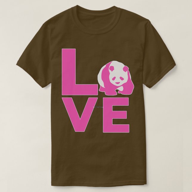 Camiseta Panda Lover 8 (Diseño del anverso)