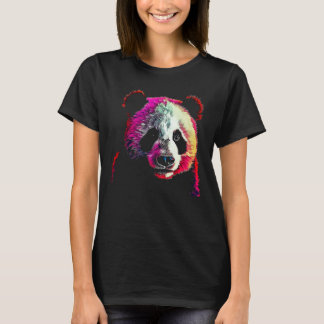 Camiseta Panda Lover Retrato Animal Motif Panda